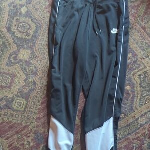 Nike Black and White Track Pants